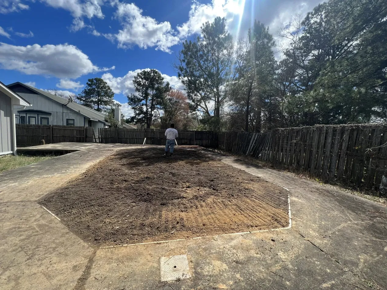 Alejandro Gamez working on a client property